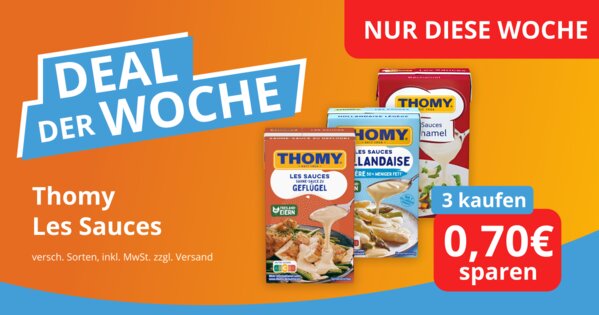 Deal der Woche - Thommy Les Sauces