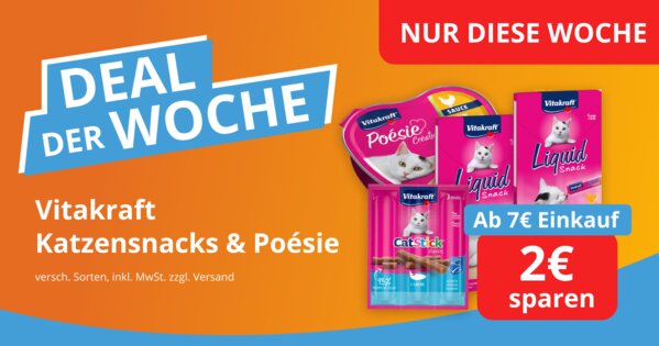 Deal der Woche - Vitakraft Katzensnacks