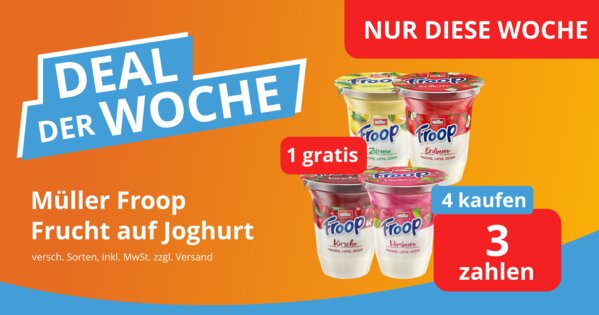 Deal der Woche - Müller Froop 1 Gratis