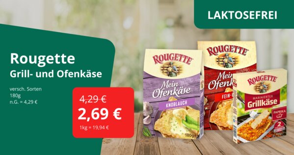 Ernähren Thema - Laktosefrei - Rougette